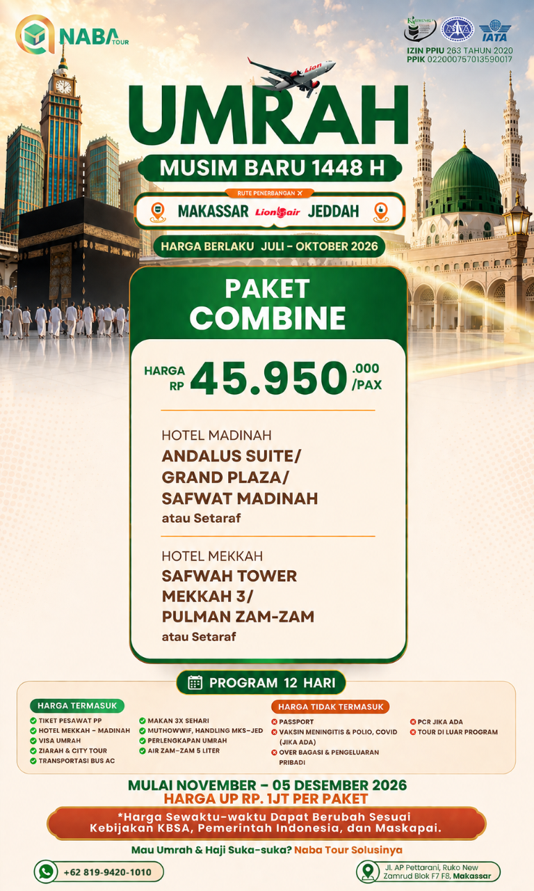 Paket Umrah Combine