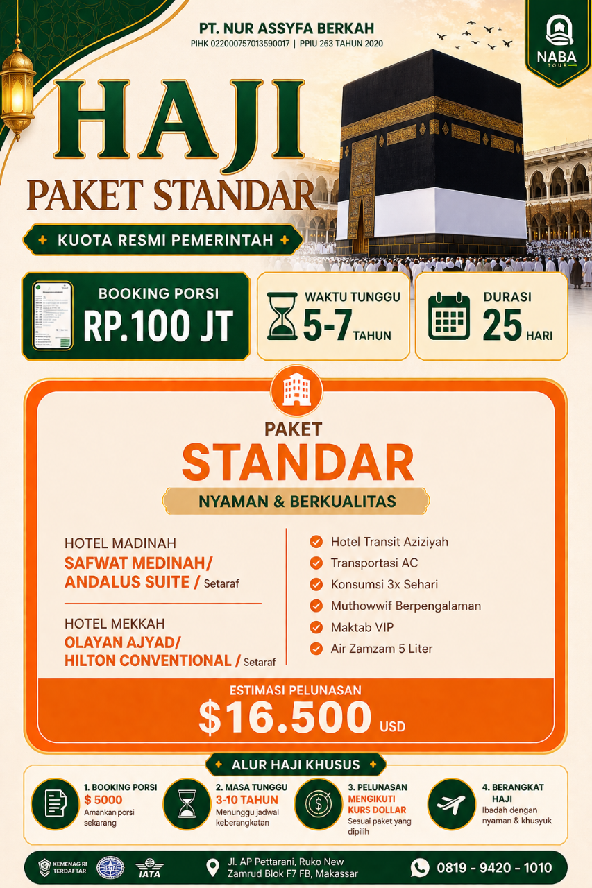 Paket Haji Standar